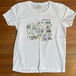 J. Crew collector tee, size small